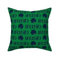 Irish (Navy on Green) 