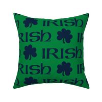 Irish (Navy on Green large scale) 