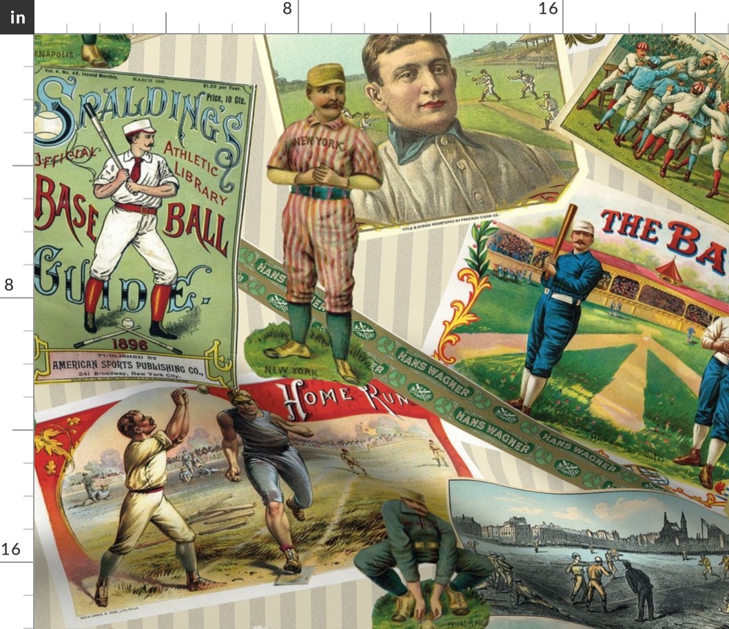 Vintage Baseball Large Scale