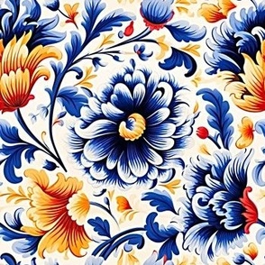 Sicilian Deruta Floral 1