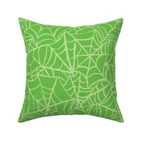 Spiderwebs - Large Scale - Lime Green Halloween Goth Spider Web Gothic Cobweb