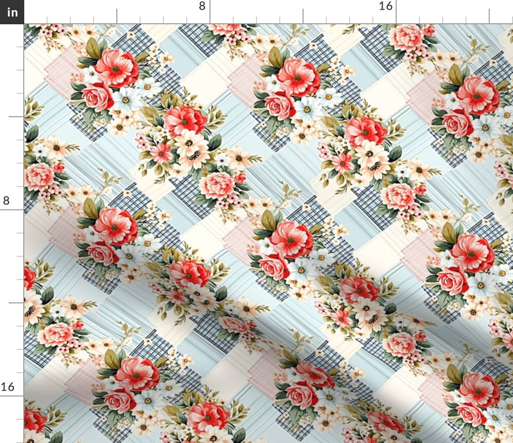 Roses Patchwork 3