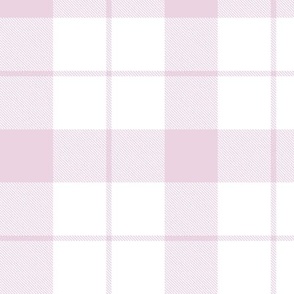 Light Pink and White Plaid