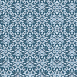 Got the Blues Tile Design with Hues of Blue Monochromatic style