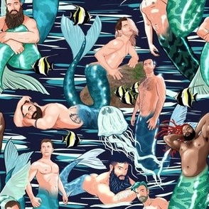 Mermen Idols - navy