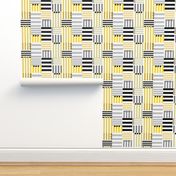 stripe blocks - rings and things_ yellow - large 