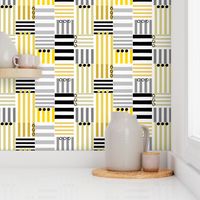 stripe blocks - rings and things_ yellow - large 