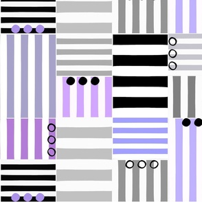 stripe blocks - rings and things_ violet - large