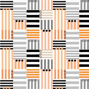stripe blocks - rings and things_ orange - medium 