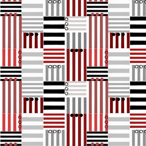 stripe blocks - rings and things_ red -medium