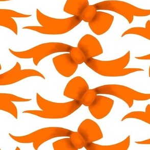 Bright Orange Bows