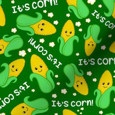 Large - Its corn! - green 