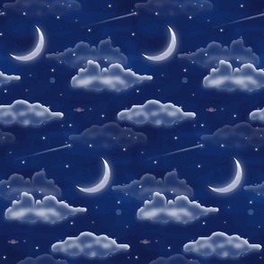 Sleepy Moon Sky