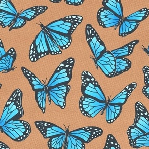 Irridescent Blue Butterflies