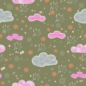 Sky-bedding-pink-with-green-barbie