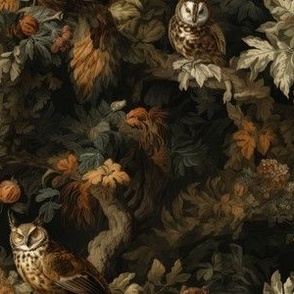 Owl Among the Trees 