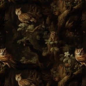 Owl Among the Trees small