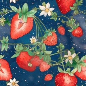 Strawberry Starry Night