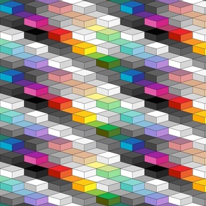 Color Spectrum Staircases (small scale) 