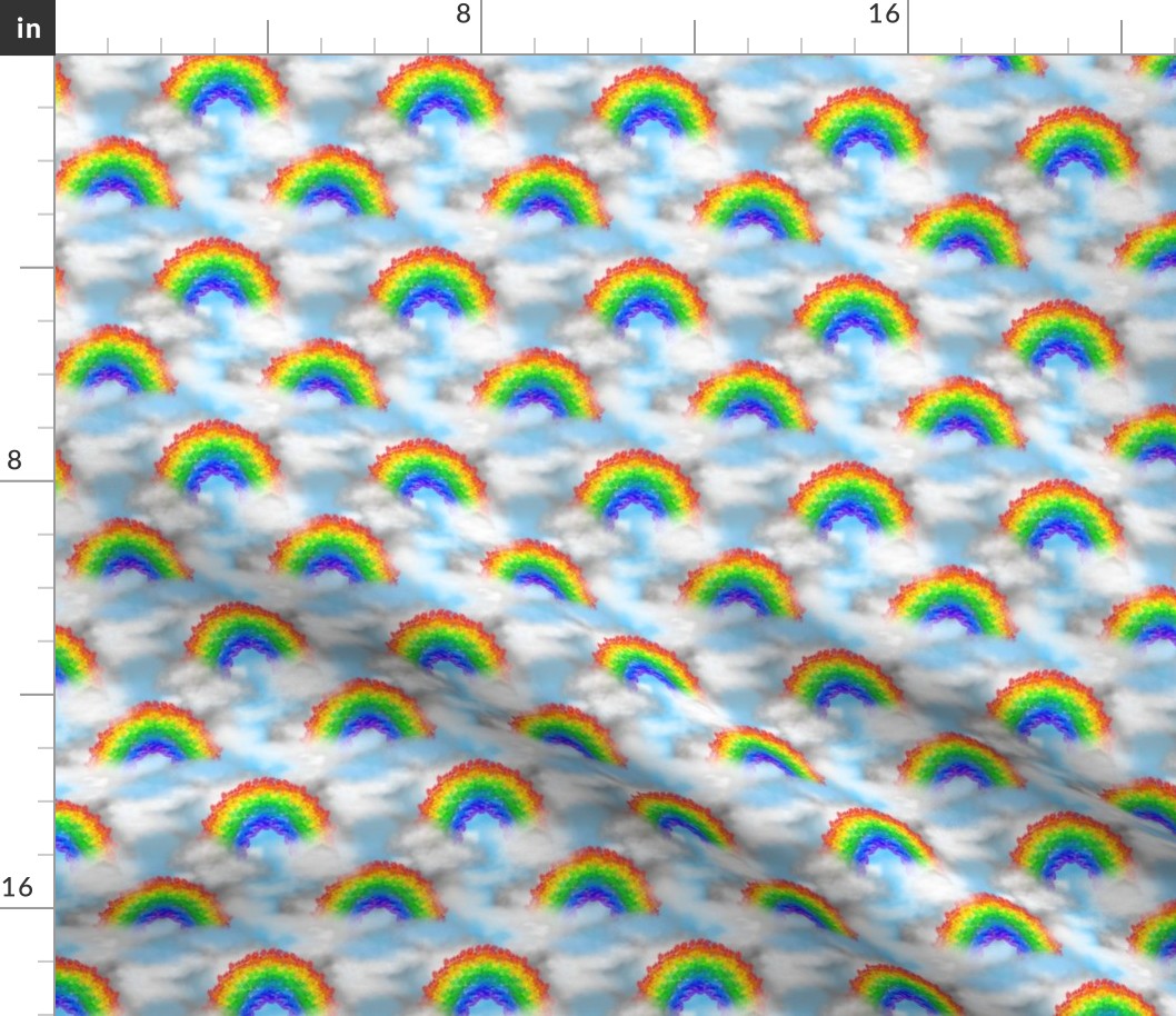 Cloudy With a Chance of Vivid Rainbows (tiny scale)  