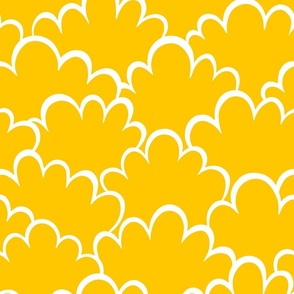 clouds / yellow / jumbo