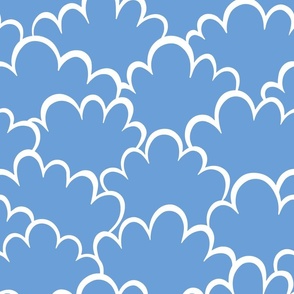 clouds / blue / jumbo
