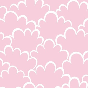 clouds / light pink / jumbo