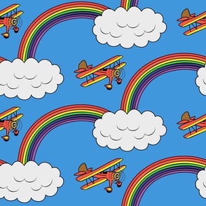 Skies above - Planes and Rainbows