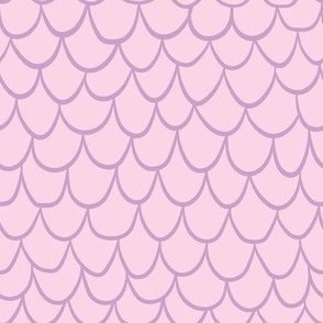 Fishy Scales-Hand Drawn Scallop-Hubba Purple-Chicklet Pink-Bubble Gum Palette