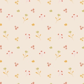 Ditsy floral light colors