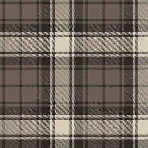Brown and Beige Plaid