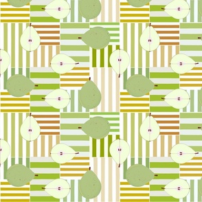 stripe blocks - green pear - medium