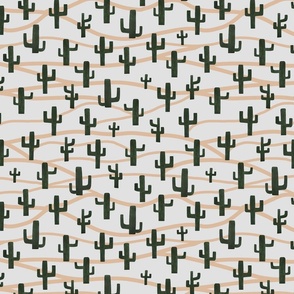 Wild West - Saguaro desert white M