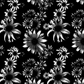 Black and White Golf Course Black-eyed Susan