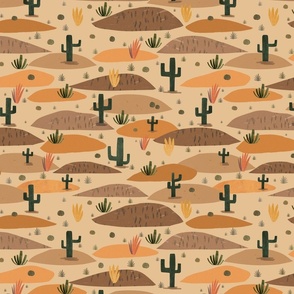 Wild West - Saguaro cactus plains M
