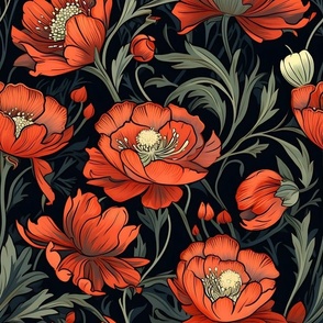 Whimsical Poppies 15