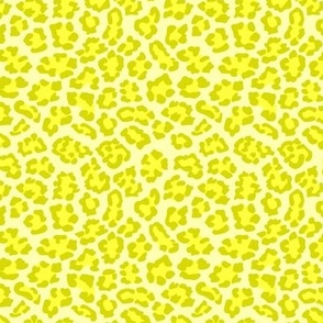 Small Yellow Leopard Print Tonal