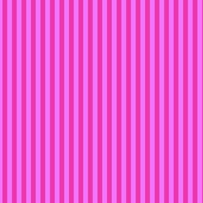 Small Hot Pink Stripes Tone on Tone