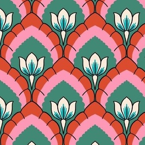 Art Deco Vintage Floral 