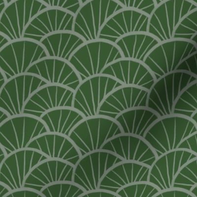 Palm Arches | Green Khaki | Natural Eco