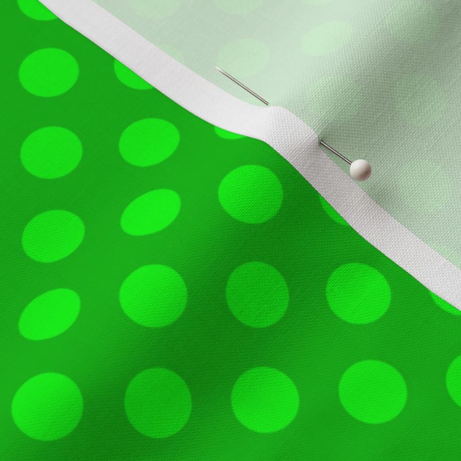 Small Green Tonal Polka Dot