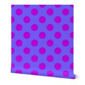 Small Purple and Magenta Polka Dot Tonal