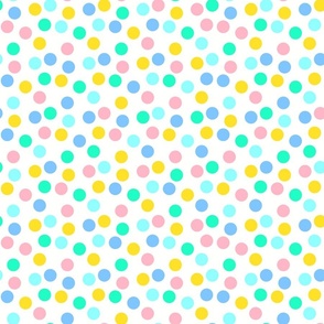 Seaside tropical pretty pastel bubbles