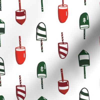 Holiday Lobster Buoys | Red + Green Lobster Buoys