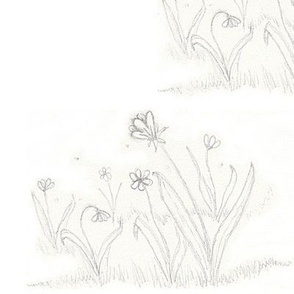 Field of Flowers Sketches