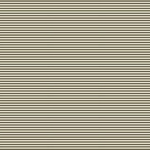 2x2 Thin Horizontal Stripes - Mini Scale - Colored Stripes - Forest Green and Off White Stripes - Colorful Stripes - Pin Stripes