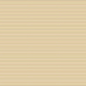 2x2 Thin Horizontal Stripes - Mini Scale - Colored Stripes - Mustard Yellow and Off White Stripes - Colorful Stripes - Pin Stripes