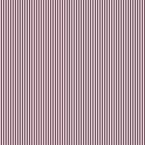 2x2 Thin Vertical Stripes - Mini Scale - Colored Stripes - Violet Purple and Off White Stripes - Colorful Stripes - Pin Stripes