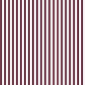 7x7 Thin Vertical Stripes - Medium Scale - Colored Stripes - Violet Purple and Off White Stripes - Colorful Stripes - Pin Stripes