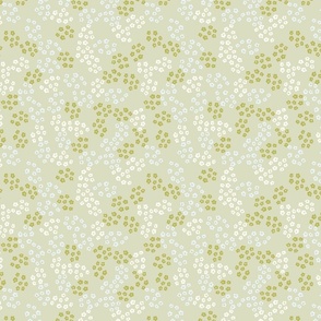 Ditsy Wildflower Floral in Meadow Green